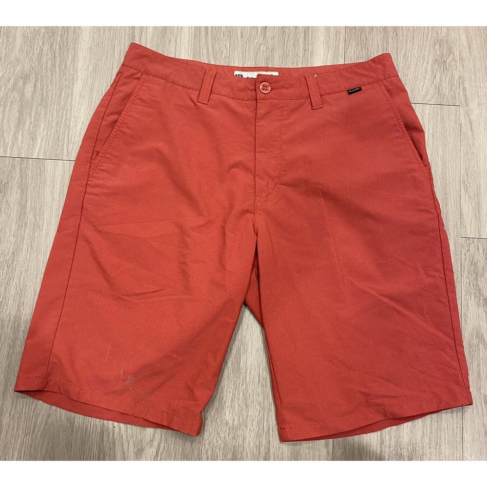 Travis Mathew Men's 32 Red Heather Golf Shorts Golfing Casual Performance *Stain